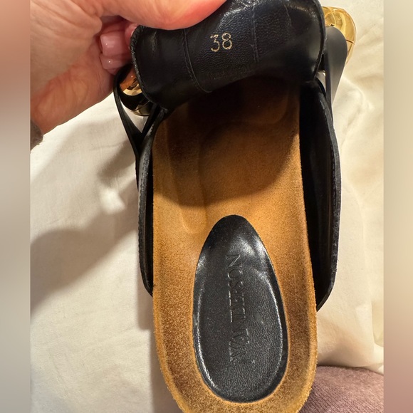 JW Anderson chain slip on mules 38🖤 - Picture 2 of 6